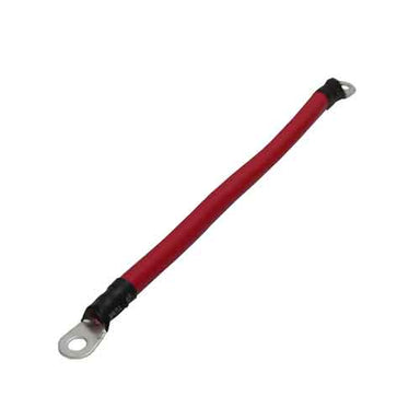 1 Foot 6 AWG Red Lugged Jumper Cable