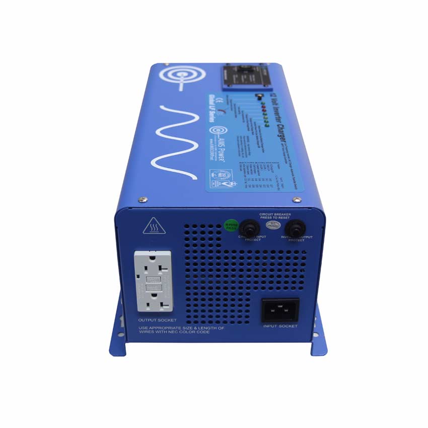 AIMS Power 12VDC Off-Grid Solar Kit | 720 Watt Solar + 1000 Watt Pure Sine Inverter Charger