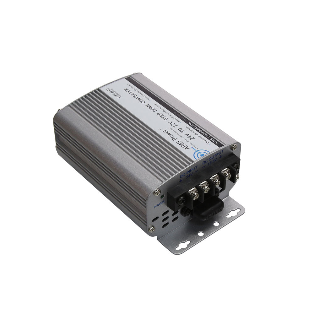 AIMS Power 15 Amp 24V to 12V DC-DC Converter