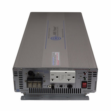 AIMS Power 3000 Watt 12 Volt Industrial Grade Pure Sine Power Inverter Top & Side View