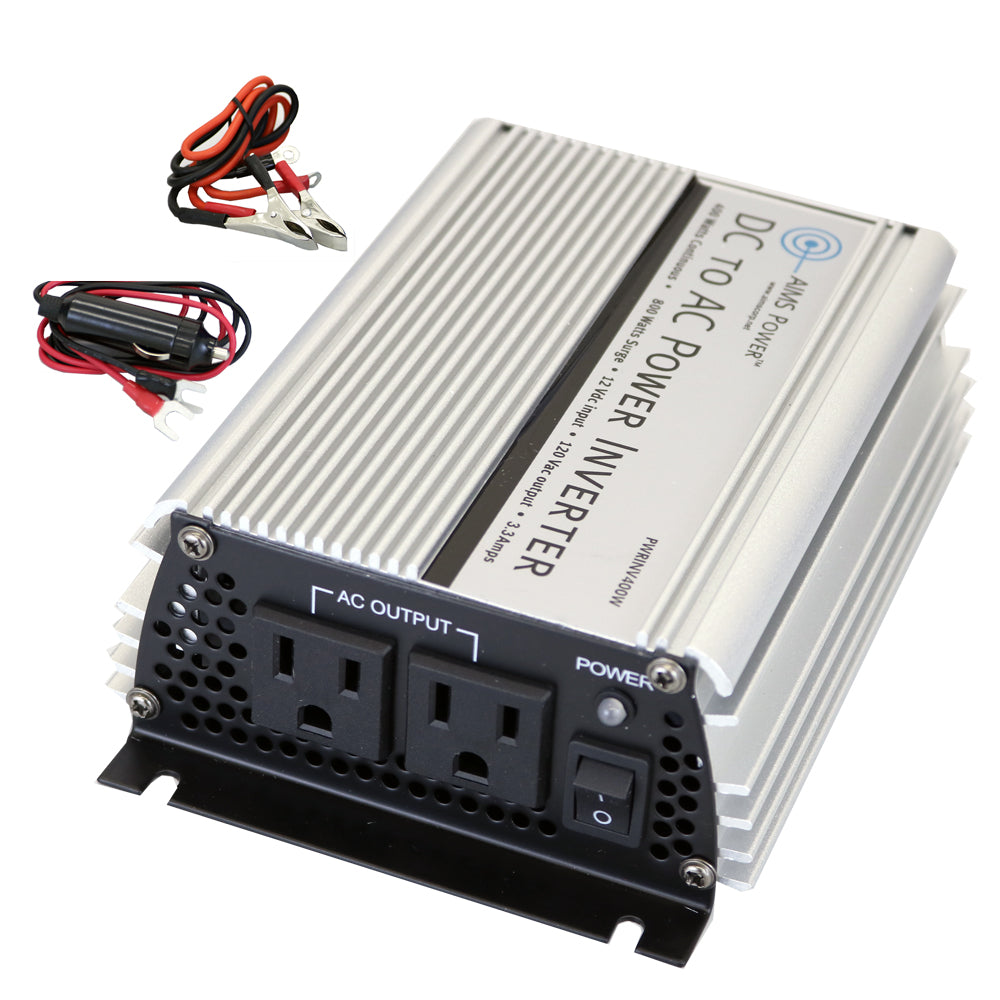 AIMS Power 400 Watt 12 Volt Modified Sine Power Inverter