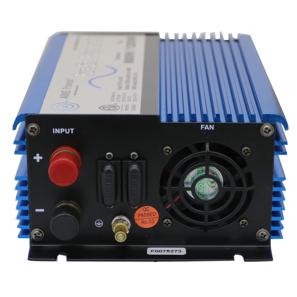 AIMS Power 600 Watt 12 Volt Pure Sine Power Inverter Side View