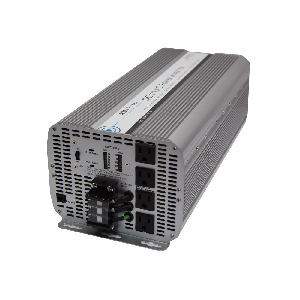 AIMS Power 8000 Watt 12 Volt Modified Sine Power Inverter