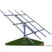 AIMS Power Single Pole Mount Rack for Heavy Duty Solar Panels | Fits 6 Panels