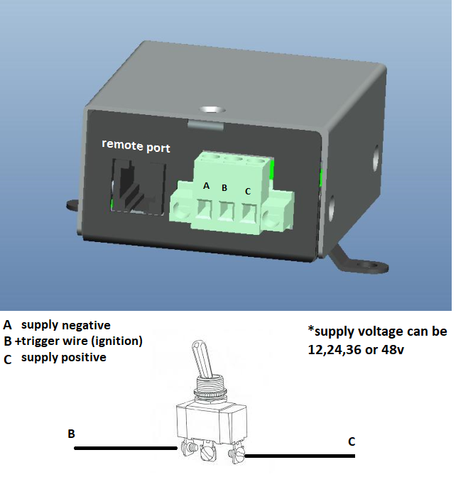 AIMS Power Vehicle Ignition/Toggle Relay Switch for Power Inverters