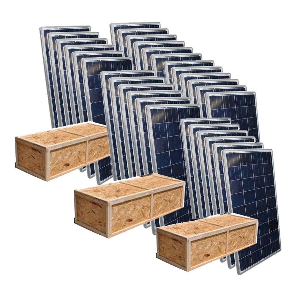 AIMS Power PV330MONO Monocrystalline Solar Panel With Aluminum Frame - 30-Pack - 330 Watts