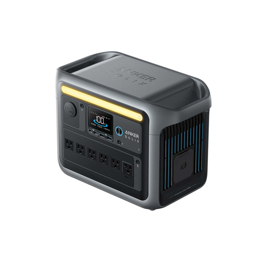 Anker SOLIX C1000X Portable Power Station Front And Right View