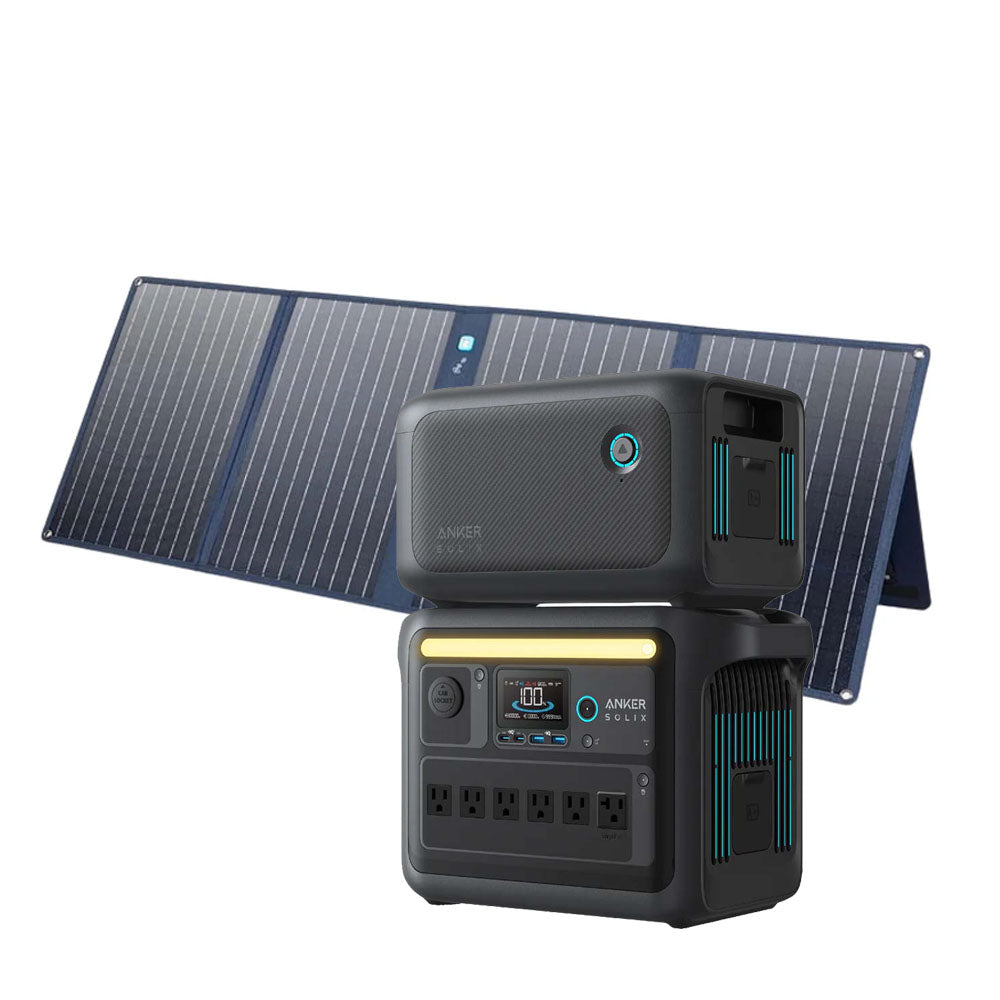 Anker SOLIX C1000X With 100W Solar Panel And Expansion Battery