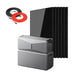 Anker SOLIX E10 Essential Power Backup Kit with one battery, six 440W rigid solar panels and a Rich Solar panel extension cable