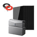Anker SOLIX E10 Essential Power Backup Kit with one battery, ten 440W rigid solar panels and a Rich Solar panel extension cable