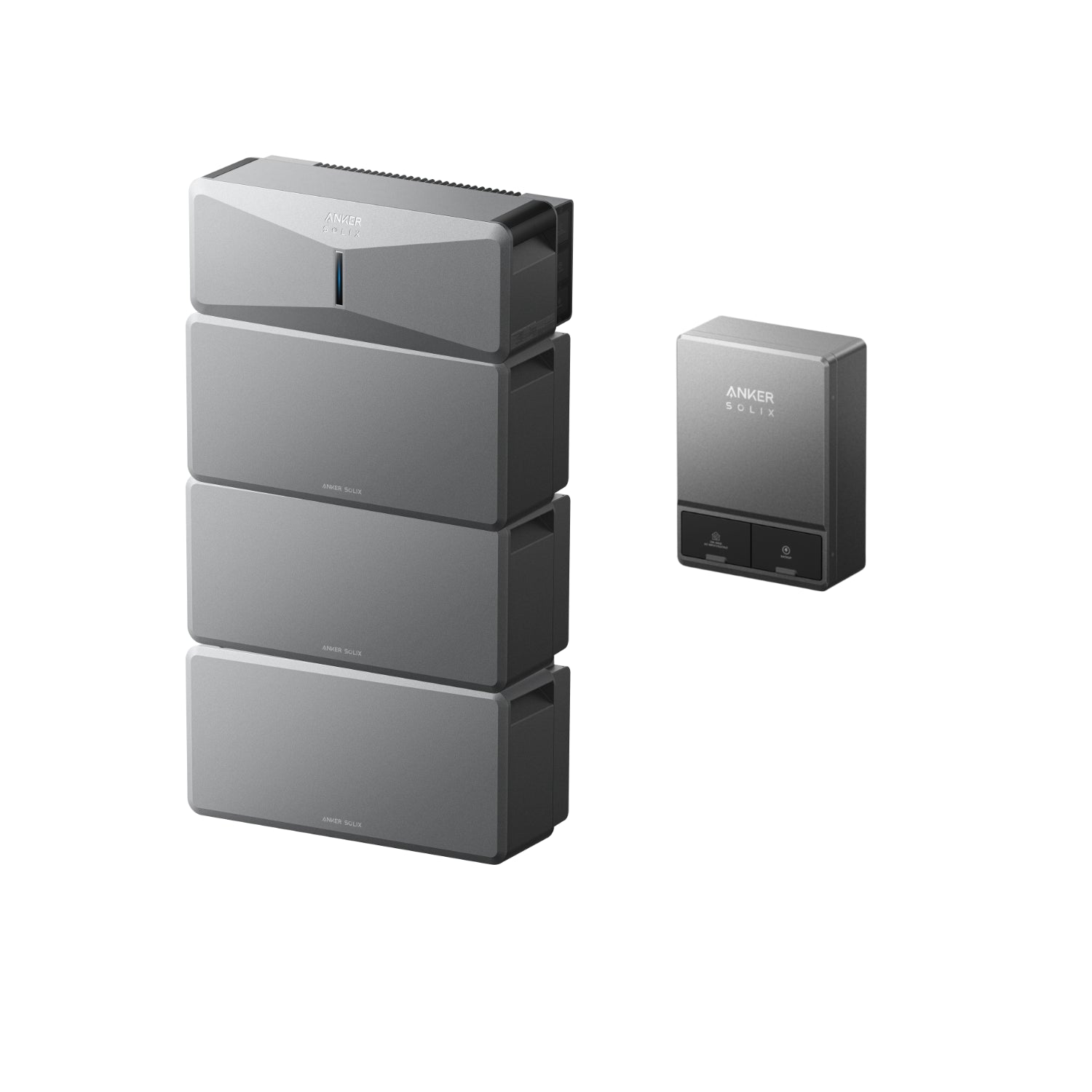 Anker SOLIX E10 Manual Home Backup Kit with three batteries