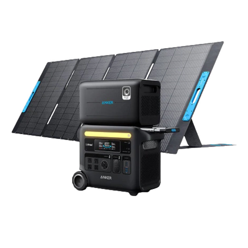 Anker SOLIX F2600 With 400W Solar Panel And Expansion Battery