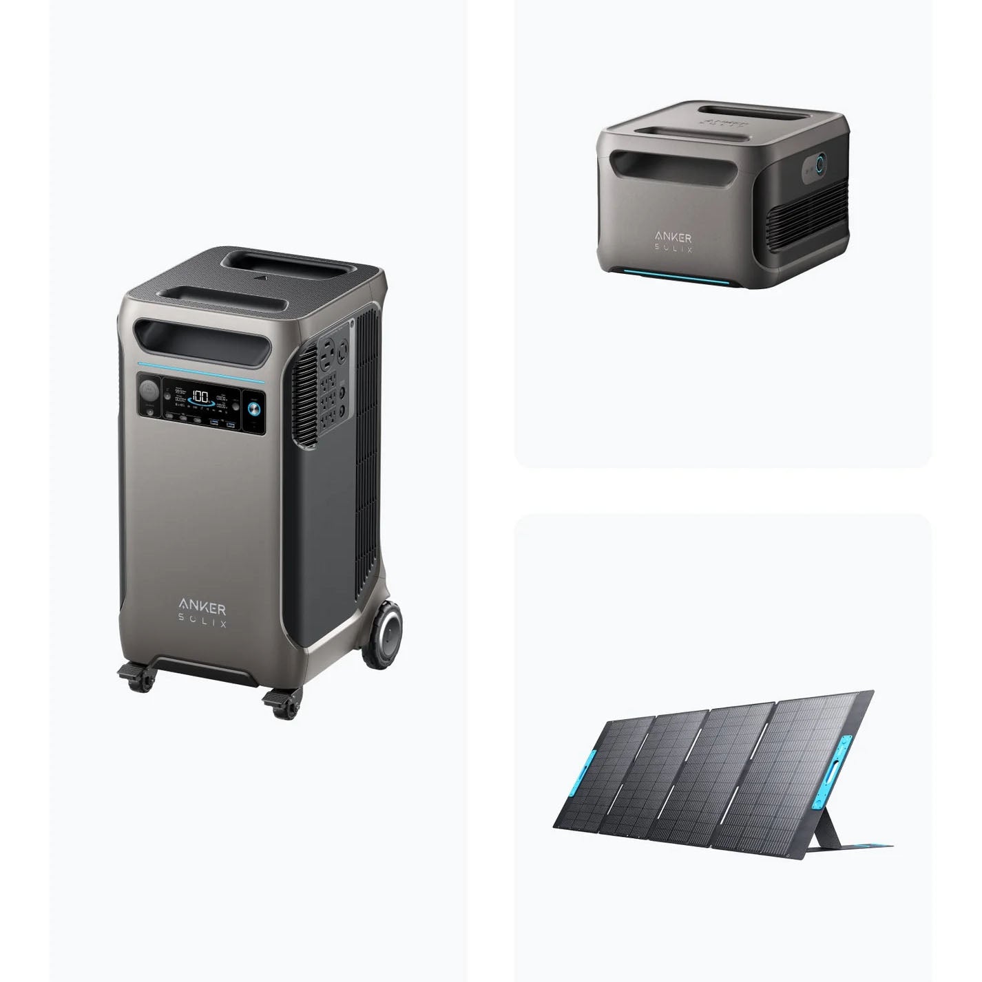 Anker SOLIX F3800 With BP3800 Battery + 400W Solar Panel Bundle