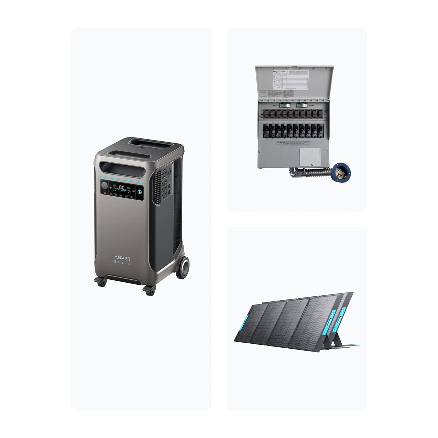 Anker SOLIX F3800 Home Backup Kit With 2 400W Solar Panels