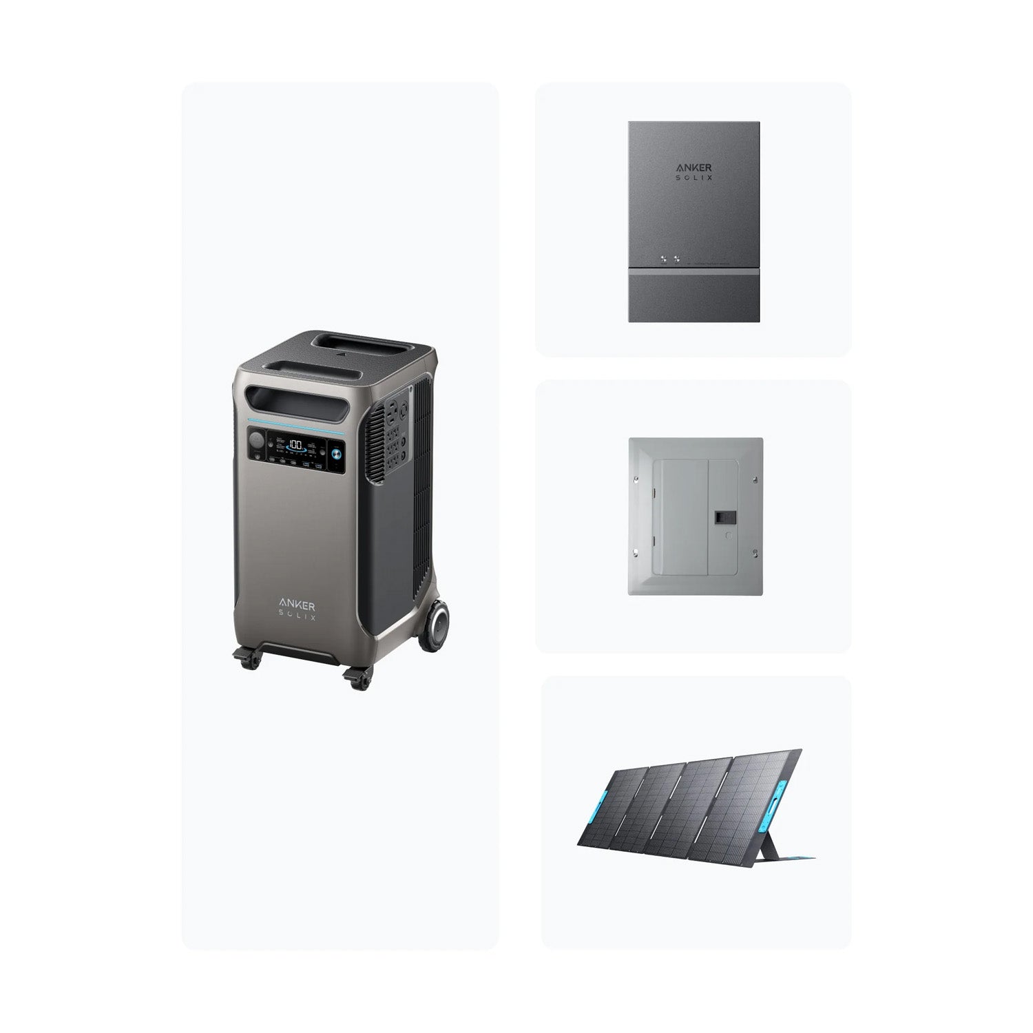Anker SOLIX F3800 Smart Home Power Kit With 1 400W Solar Panel