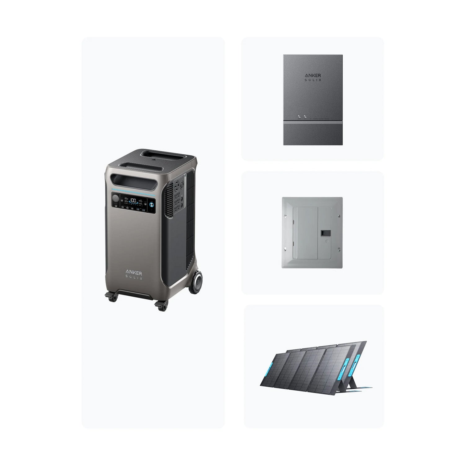Anker SOLIX F3800 Smart Home Power Kit With 2 400W Solar Panels