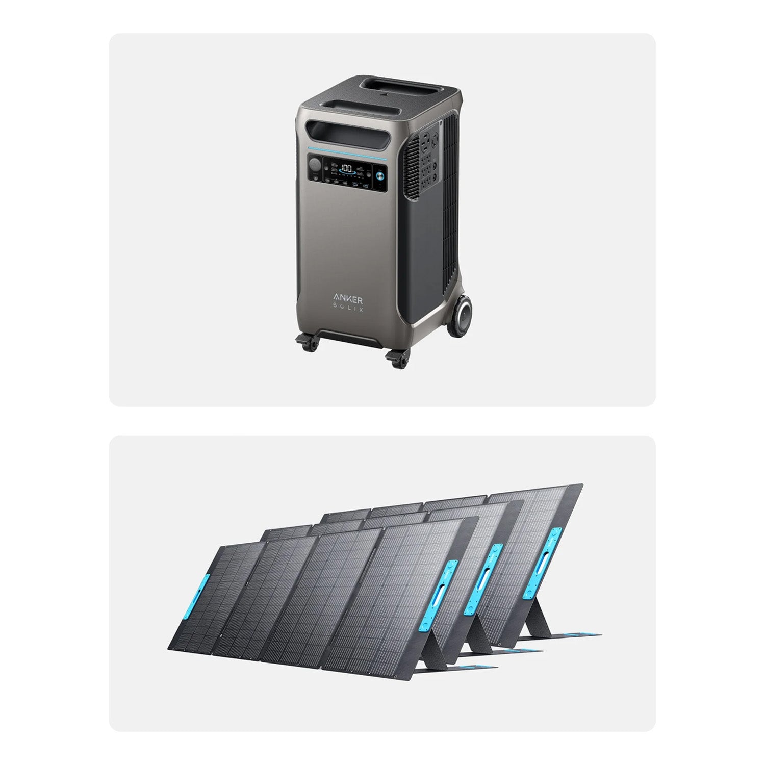 Anker SOLIX F3800 With 3 400W Solar Panels