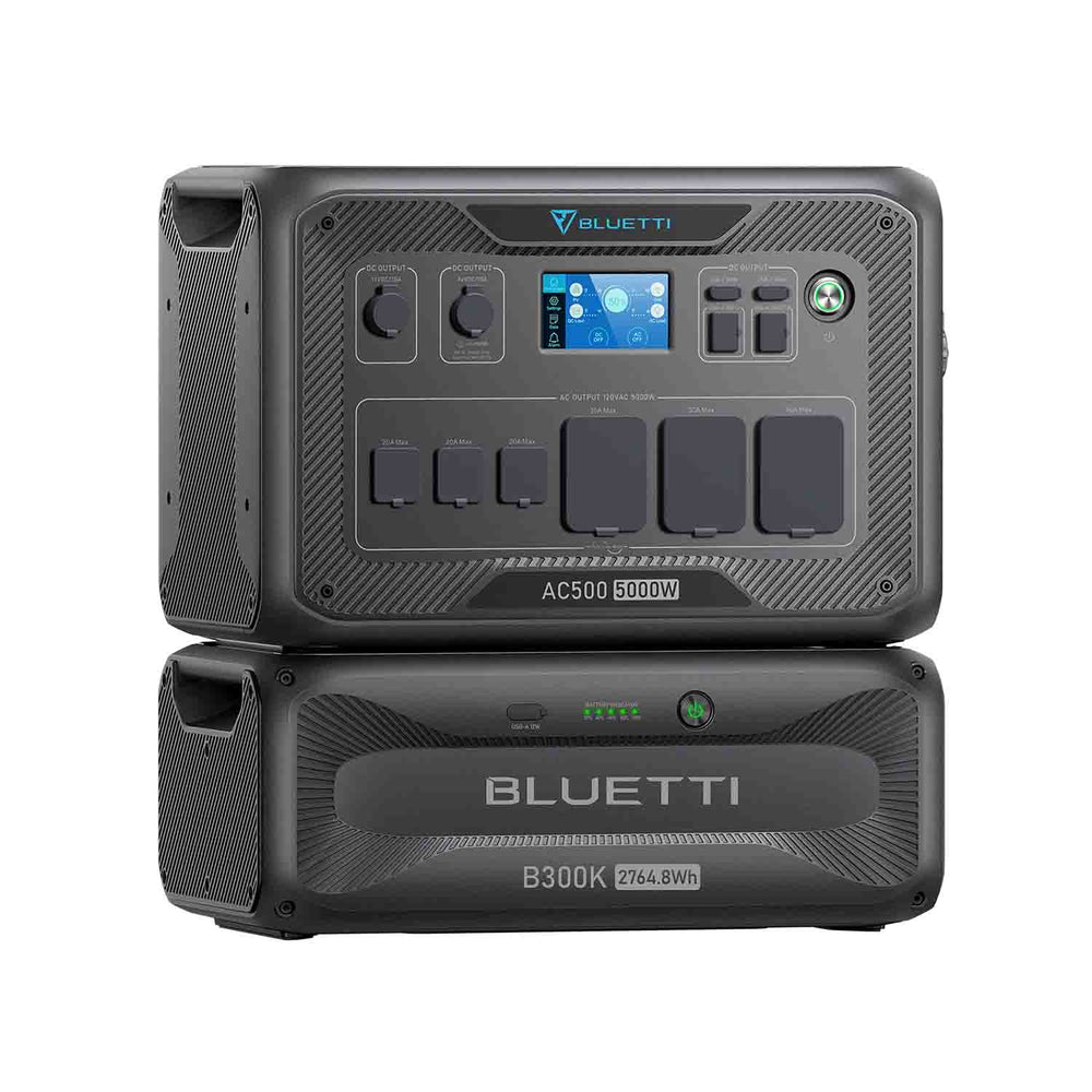 BLUETTI AC500 With 1 B300K Expansion Battery