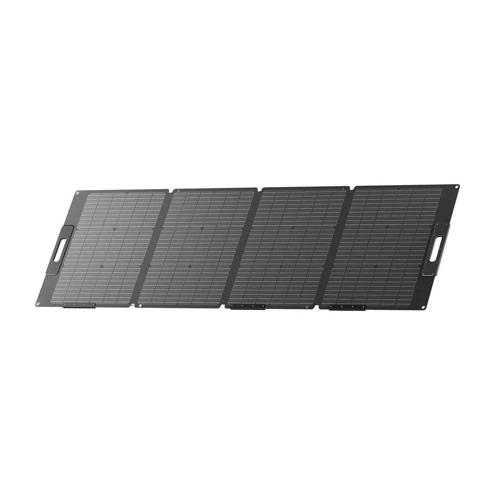 Bluetti PV120S Solar Panel Front View Standing Up Facing Left