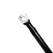 Close-up of a ring terminal lug and black heat-shrink on the 4/0 AWG cable