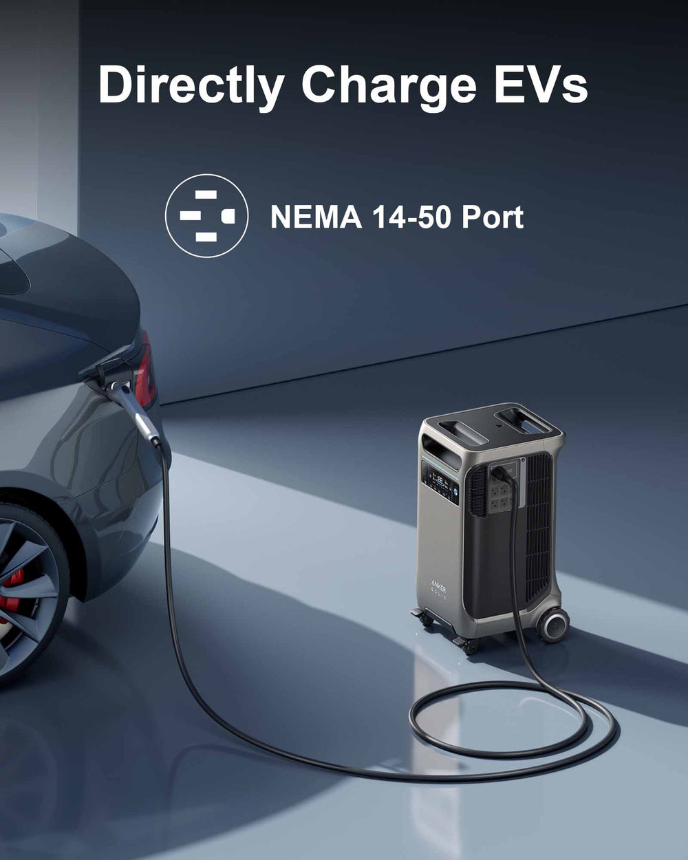 Directly Charge Your EV With The SOLIX F3800