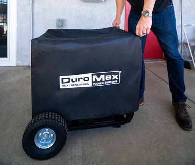 DuroMax Small Weather Resistant Portable Generator Cover Outdoors