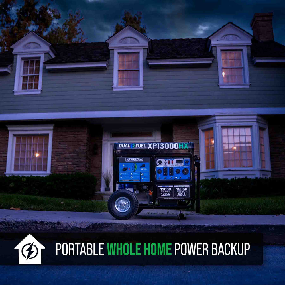 The DuroMax XP13000HX Provides Portable Whole Home Power Backup