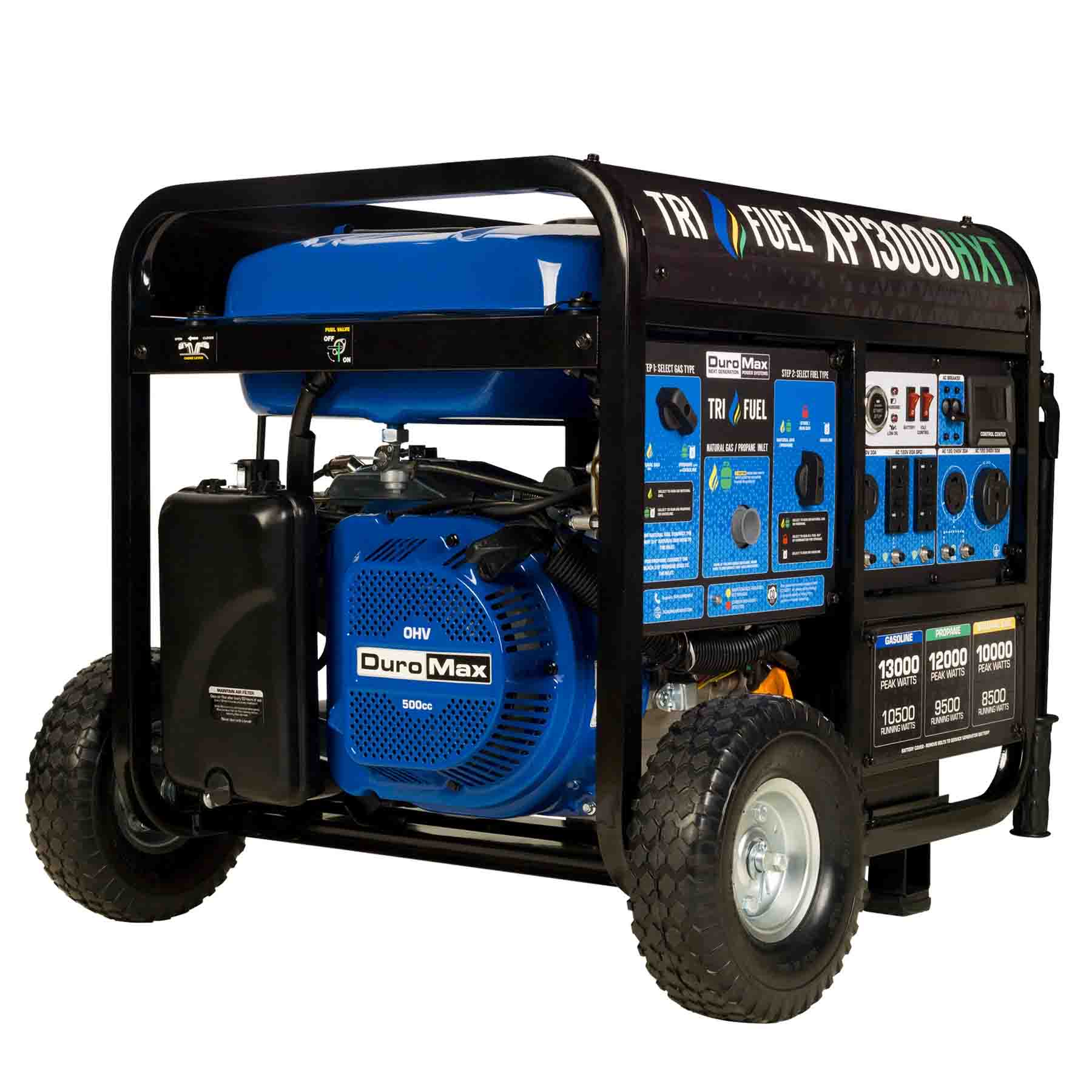 DuroMax XP13000HXT Tri-Fuel Generator