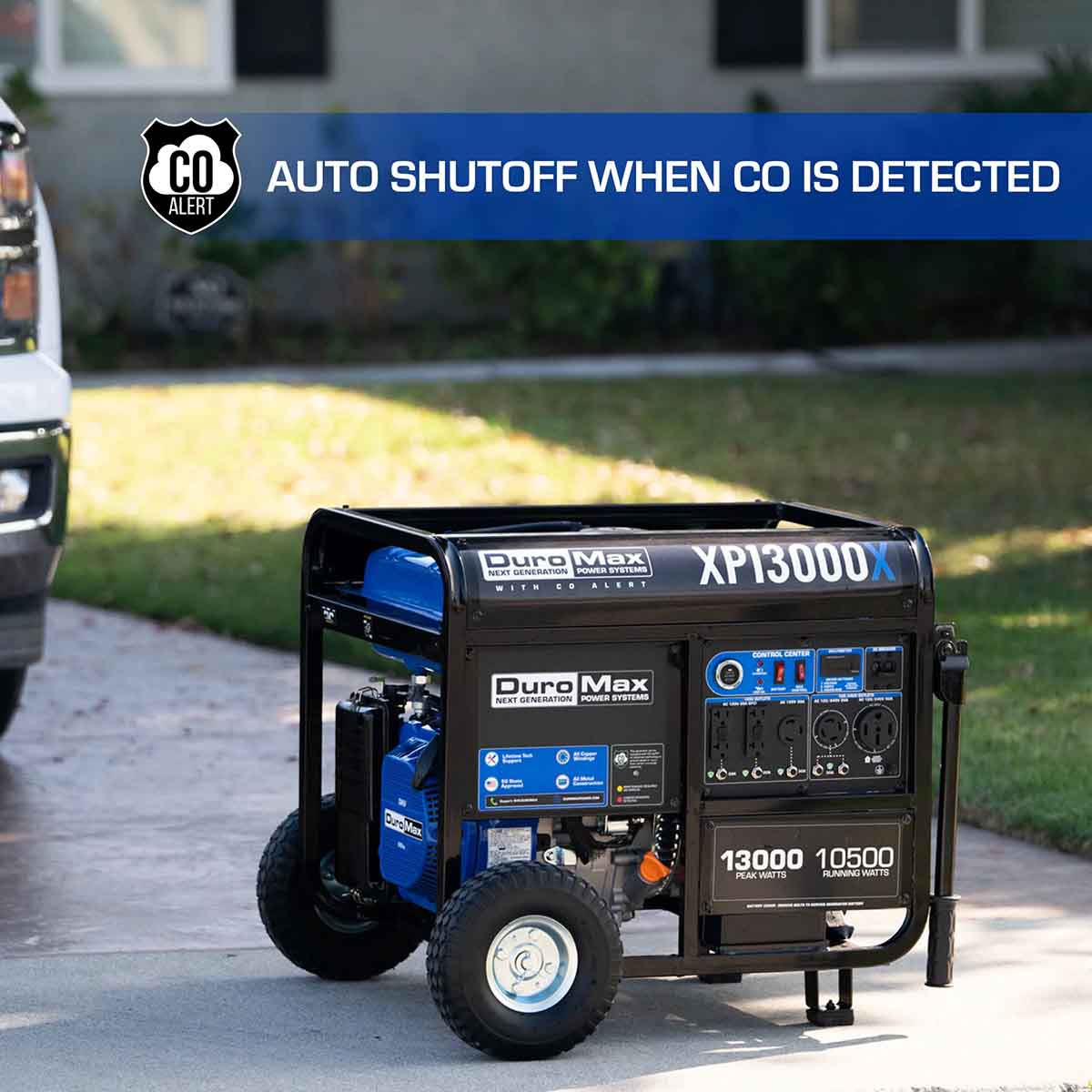 DuroMax XP13000X Generator Auto Shutoff When CO Is Detected