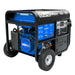 DuroMax XP13750HX dual fuel generator front three-quarter view