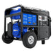 DuroMax XP13750HX dual fuel portable generator with CO Alert, power panel and wheel kit
