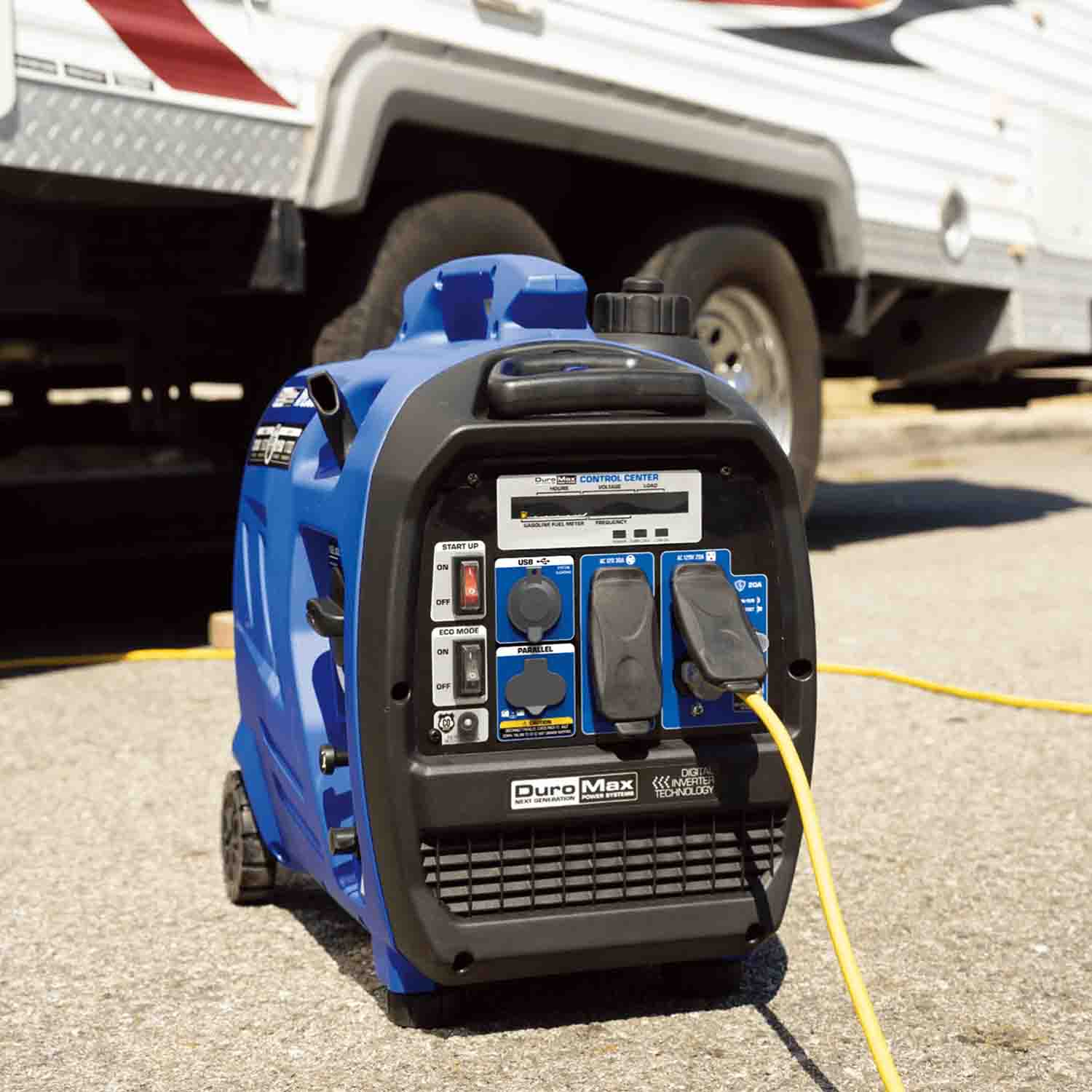 DuroMax XP2300iH Generator Charging An RV