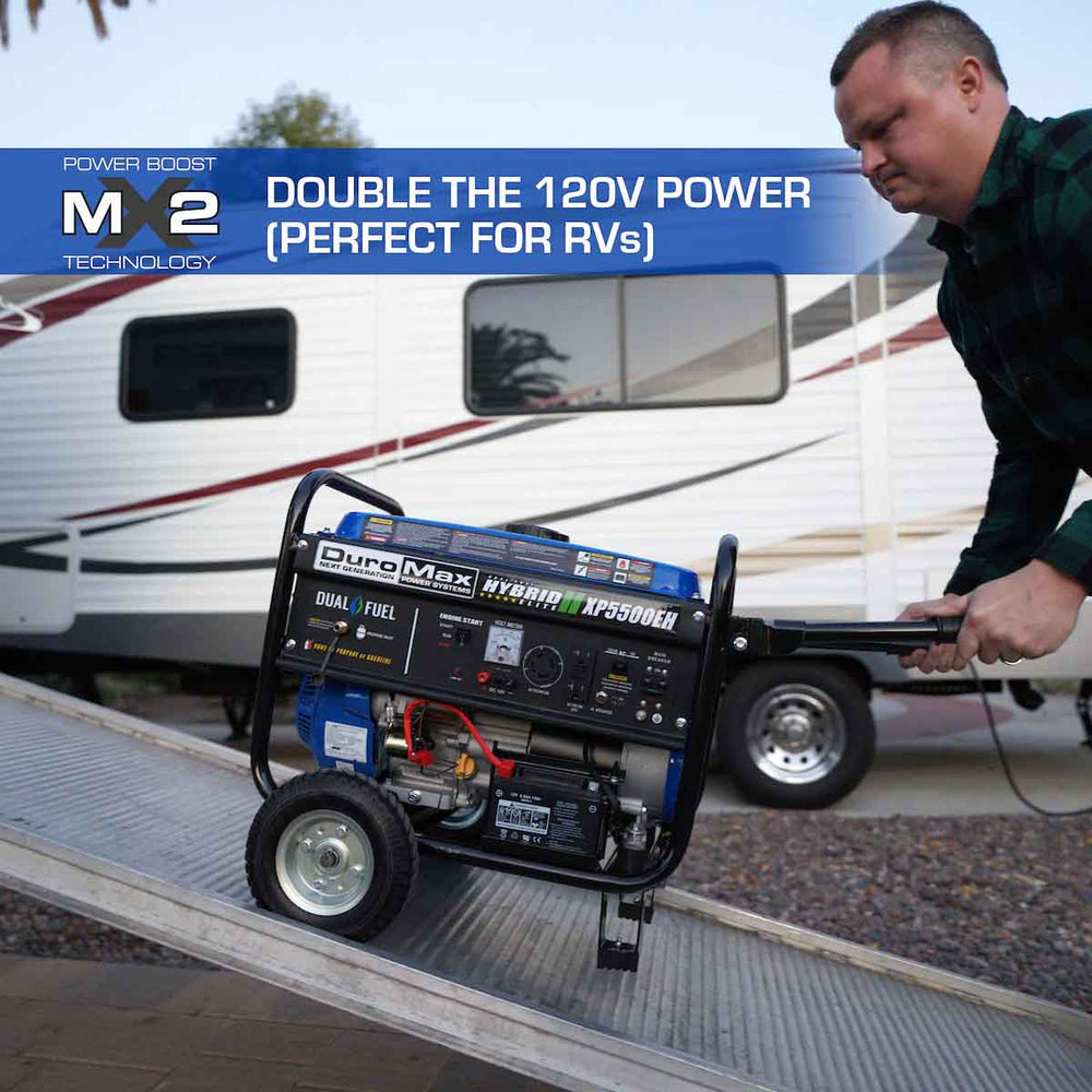 DuroMax XP5500EH Generator Double The 120V Power - Perfect For RVs