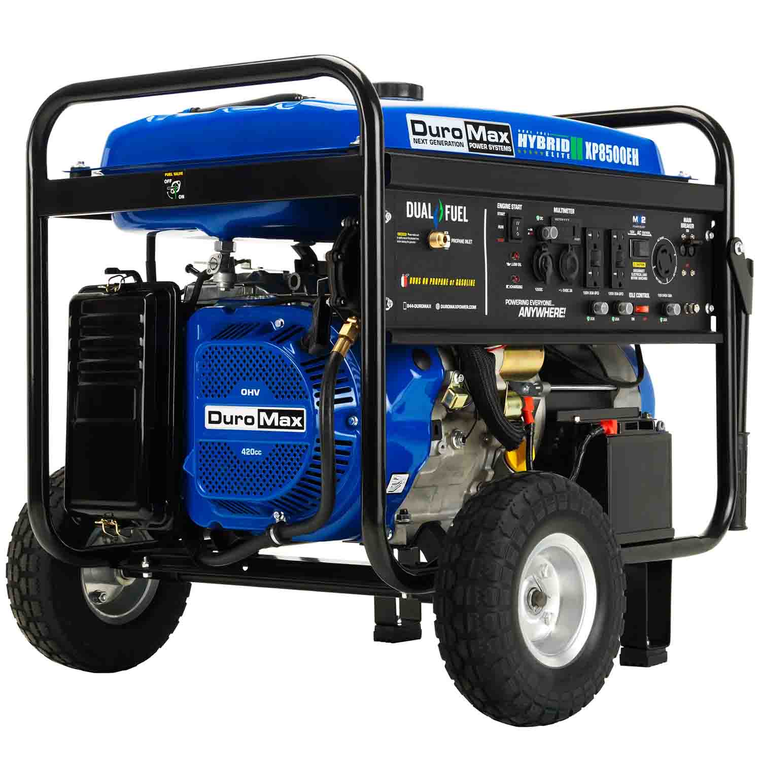 DuroMax XP8500EH Dual Fuel Portable Generator