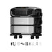 EcoFlow DELTA Pro Ultra X inverter and two batteries on wheels with included cables and accessories