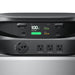 TITAN 5000 Classic display with USB-A 18W and USB-C 60W ports above a 120V 30A outlet and three 120V 20A outlets