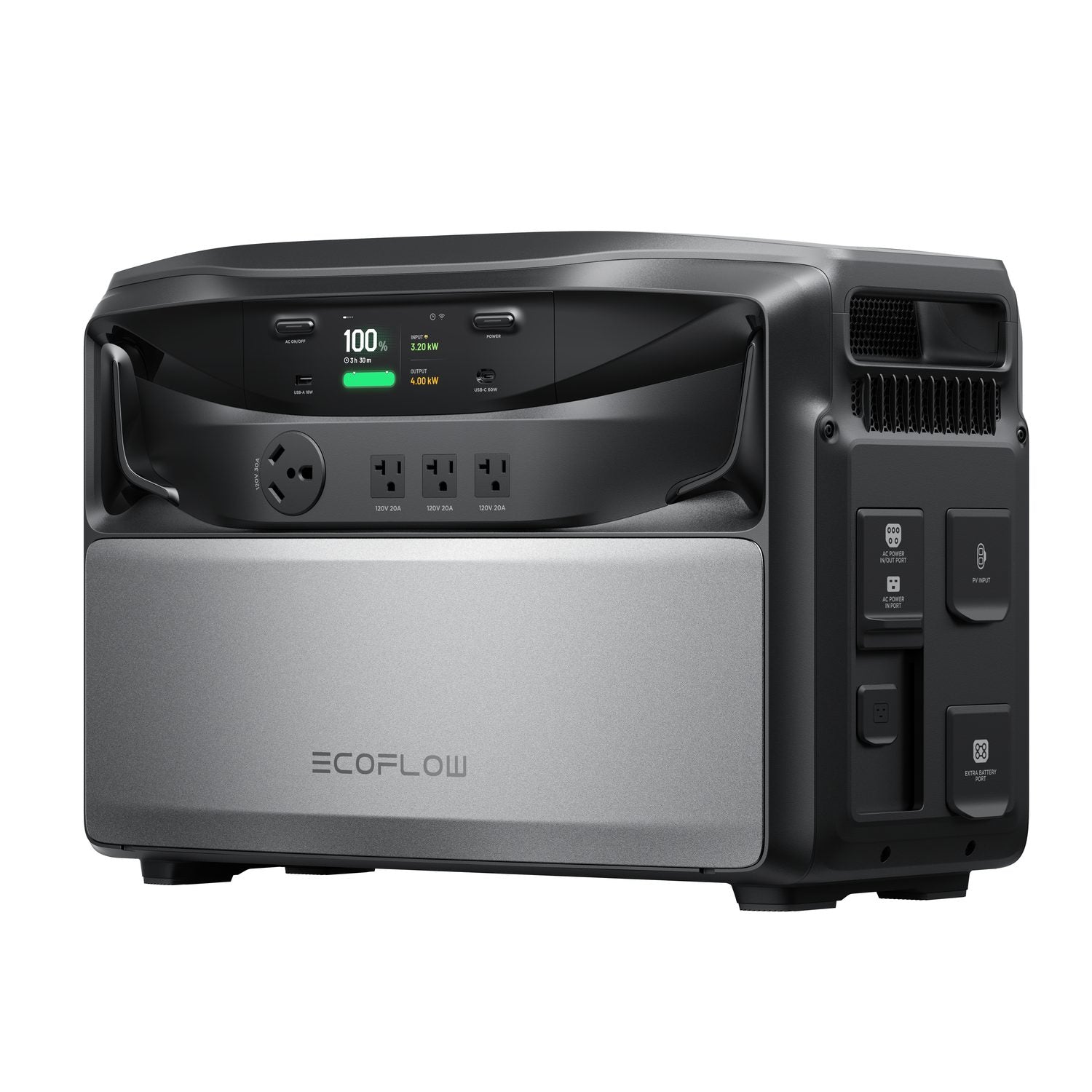 EcoFlow TITAN 5000 Classic right-side view with covered ports on the side panel
