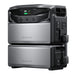 EcoFlow TITAN 5000 Plus and TITAN Battery 5kWh joined by a battery cable on their side ports