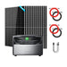 EcoFlow TITAN 5000 Plus Whole-Home Battery Backup with 1 battery, fourteen SunGold 550W Solar Panels, two Rich Solar 50 ft Cable Sets and a second Solar To HP500 Charging Cable