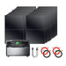 EcoFlow TITAN 5000 Plus Whole-Home Battery Backup with 1 battery, twenty Rich Solar 400W Solar Panels, two Rich Solar 50 ft Cable Sets and a second Solar To HP500 Charging Cable