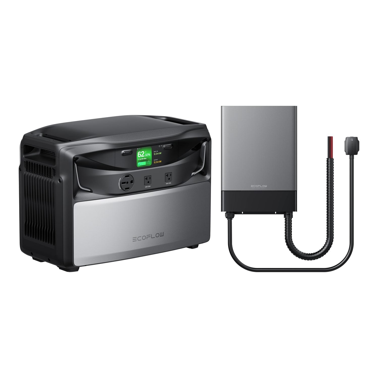 EcoFlow TITAN 5000 Plus shown with the EcoFlow Smart Home Panel 10
