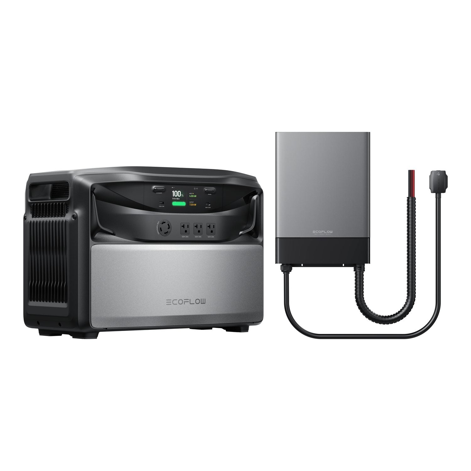 EcoFlow TITAN 5000 shown with the EcoFlow Smart Home Panel 10