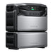 EcoFlow TITAN 5000 stacked on one TITAN Battery 5kWh expansion battery