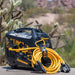 Firman 25' Heavy Duty L5-30P to (3) 5-20R Power Cord With Storage Strap Outdoors In A Desert