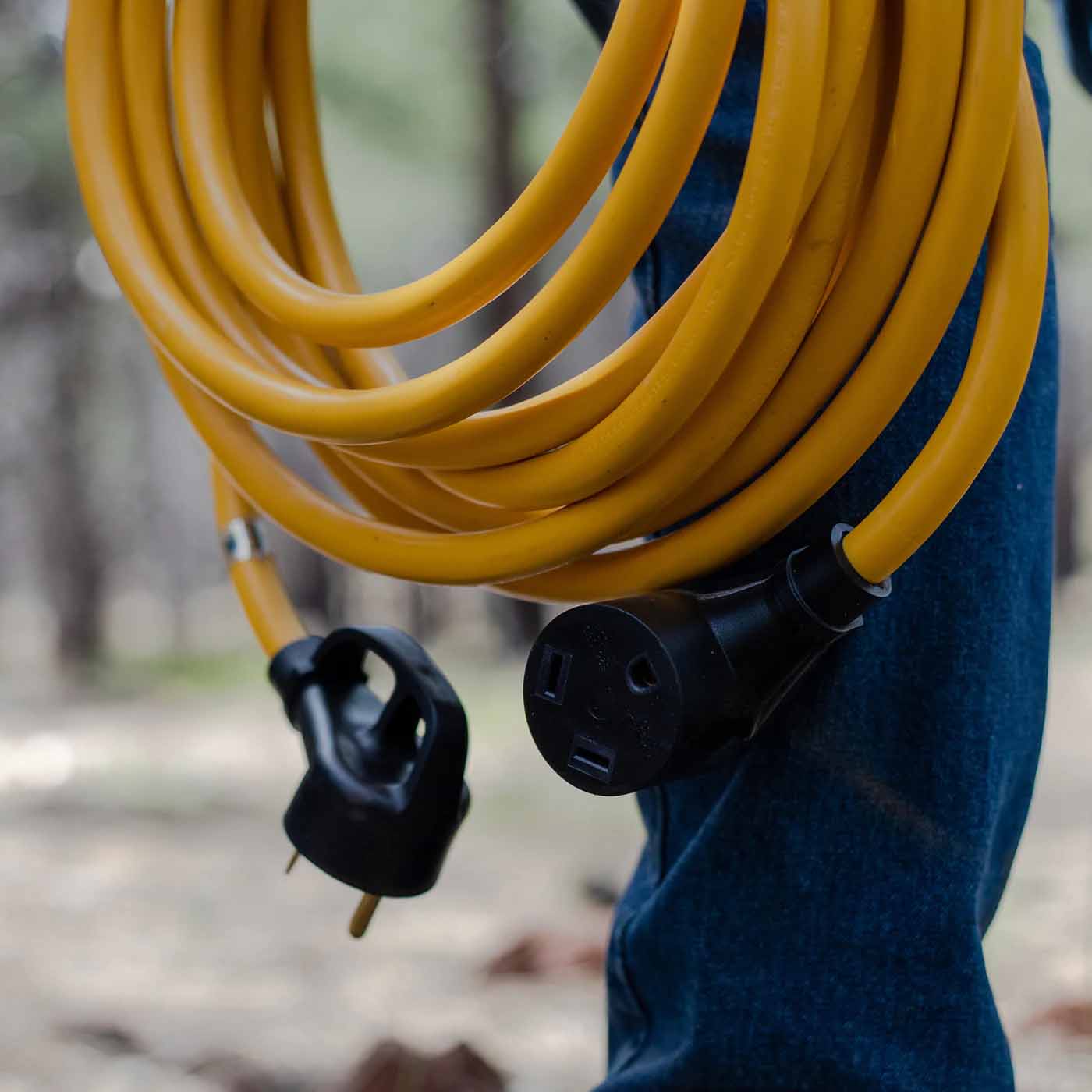 Firman 25' Heavy Duty TT-30P to TT-30R Power Cord With Storage Strap