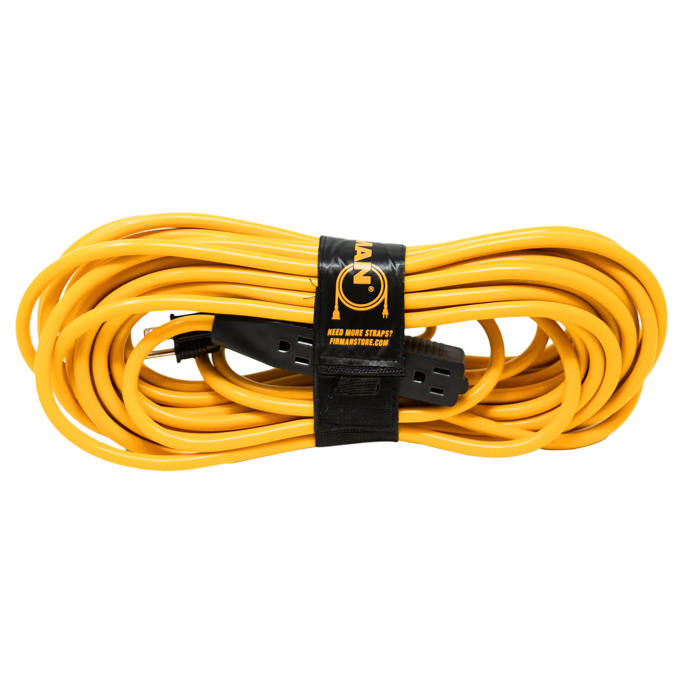 Firman 50' Medium Duty 5-15P to 5-15R Generator Utility Power Cord With Storage Strap