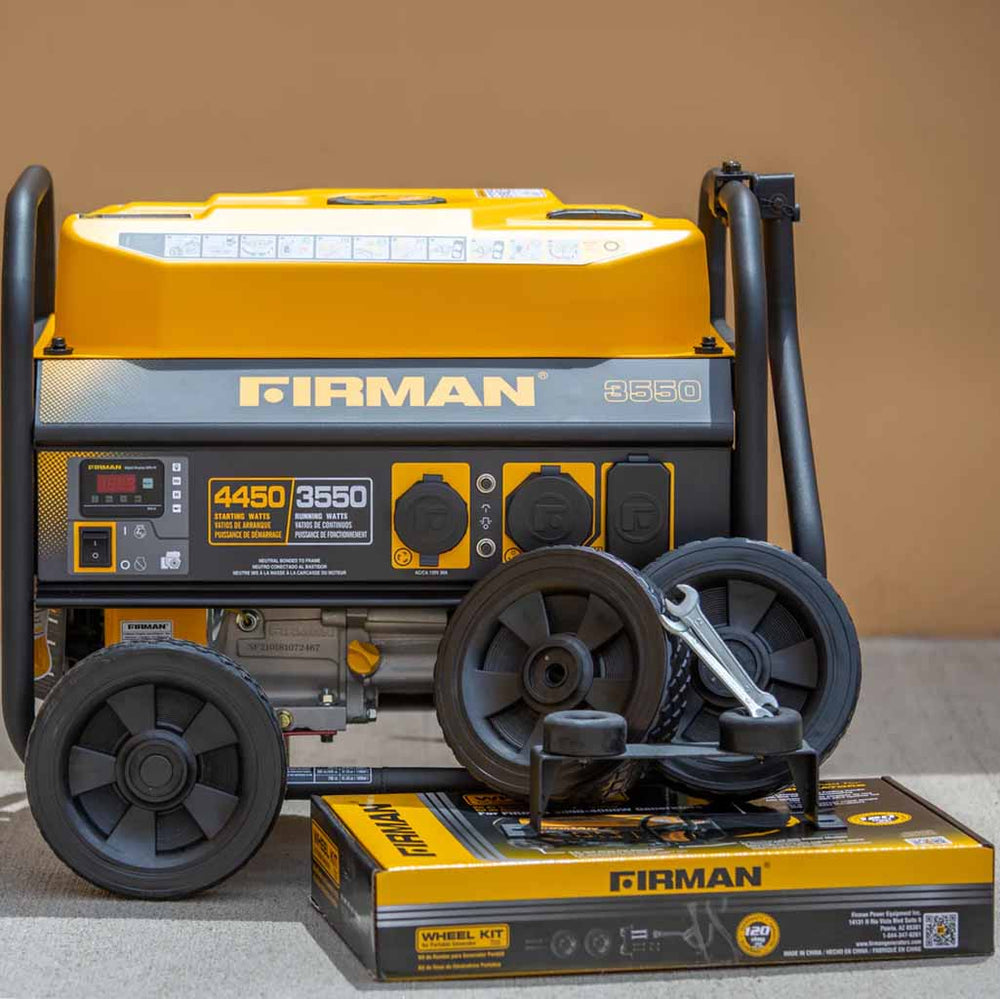 Firman 8-Inch Wheel and Handle Kit With a 3550-Watt Generator