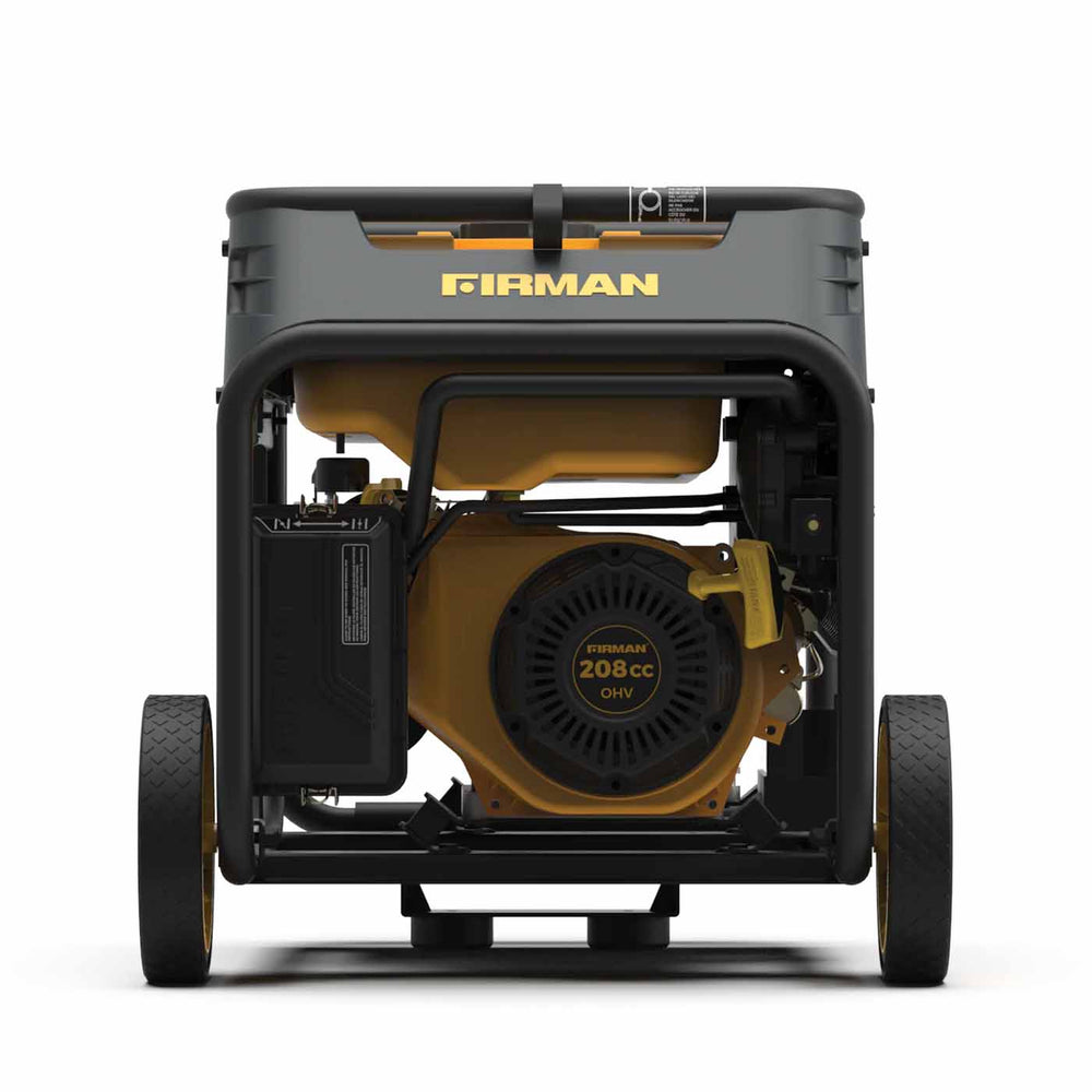 Firman H03651 Dual Fuel 4550W Portable Generator Left View With Engine