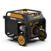 Firman H03651 Dual Fuel 4550W Portable Generator Rear And Left View