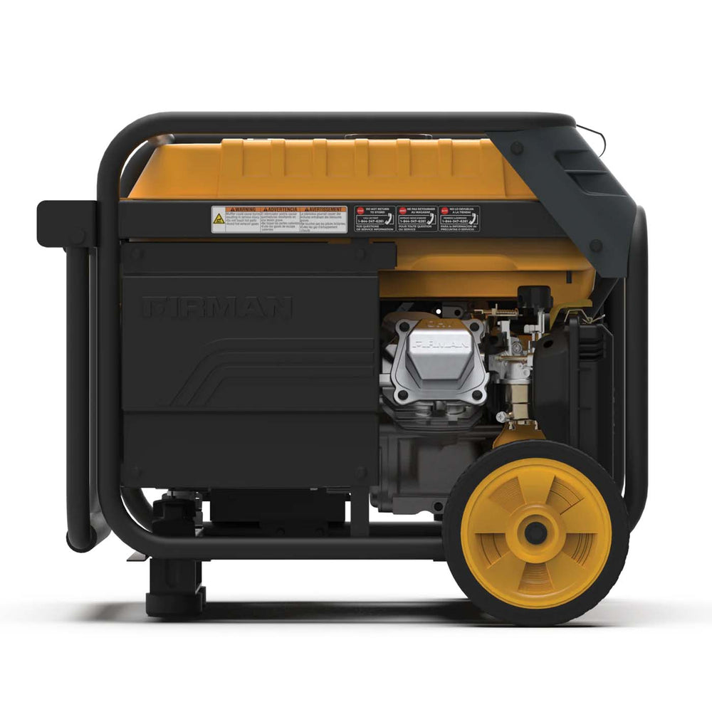 Firman H03651 Dual Fuel 4550W Portable Generator Rear View